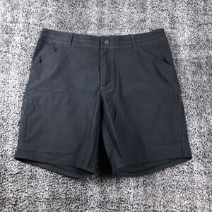 Kuhl Shorts Mens 38 Gray Softshell 9" Inseam Hiking Quick Dry Stretch Outdoor